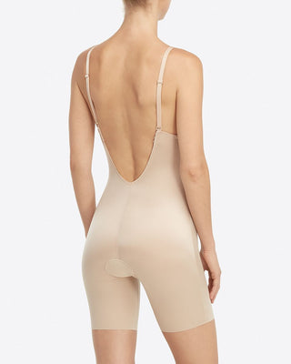 Plunge Low-Back Mid-Thigh Bodysuit